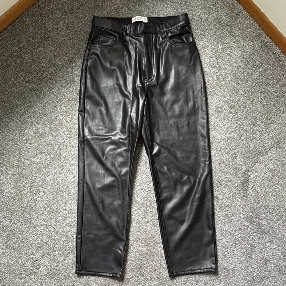 Abercrombie Faux Leather Pants